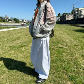 Side-button sweatpants