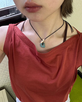 Double Flower Necklace