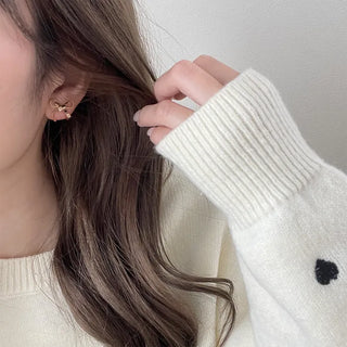 Tiny Ribbon Earrings