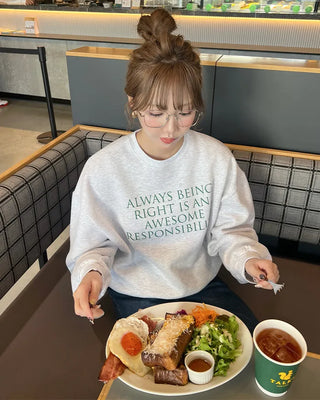Awesome Lettering Sweatshirt