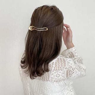 Wave Metal Hairpin