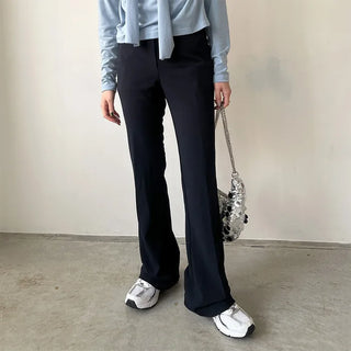 Slim bootcut slacks