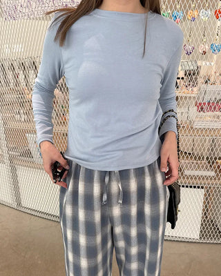 Basic long-sleeved T-shirt
