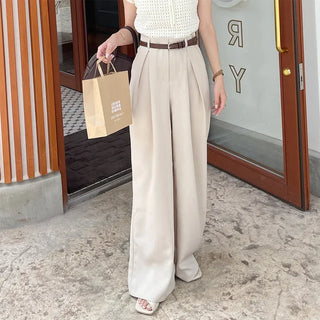 Simple faux leather belt