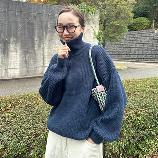 (Unisex) Half-Zip Knit