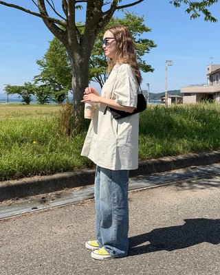 Block Stitch Oversized Tunic