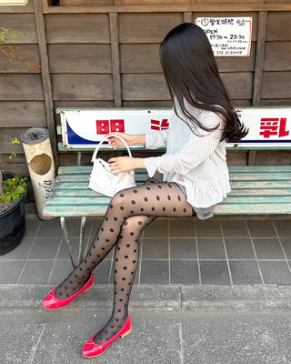 Big polka dot stockings