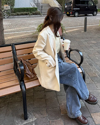Oversized blazer jacket
