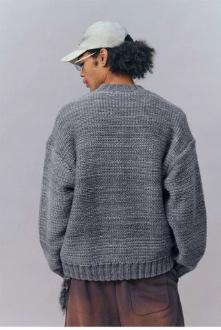 [Monterest] Relaxed Fit Gradient Knit Sweater