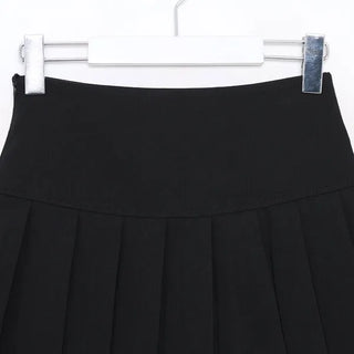 Pleated mini skirt