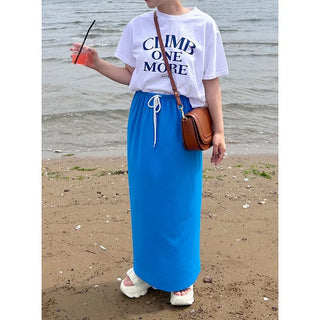 Lettering Crop T-Shirt