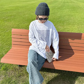 Rib knit beanie