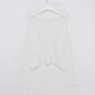 Perforated Cropped Knit