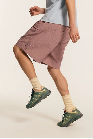 [Monterest] Textured Nylon Drawstring Shorts