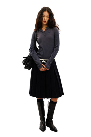 [Moromoro2] Old Hooded Long T-Shirt