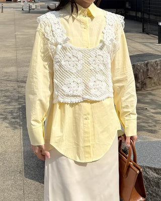 Pastel-colored basic shirt
