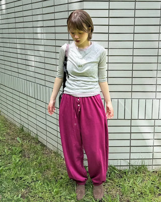 Henley Neck Sheer T-Shirt