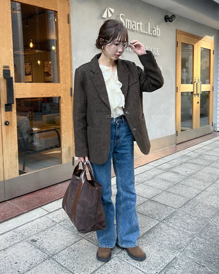 Frilled ribbon blouse