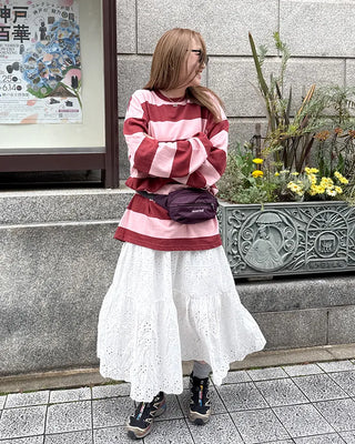 Oversized Wide Striped T-Shirt