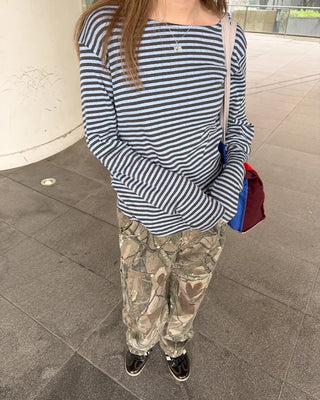 (Unisex) Double Knee Wide Tree Camouflage Pants