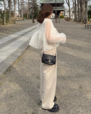Organza Volume Blouse