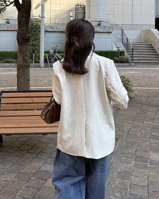 Oversized blazer jacket
