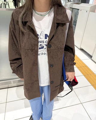 Suede Midi Jacket