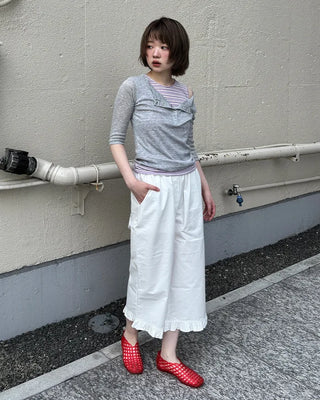 Border Heart Pocket Sleeveless