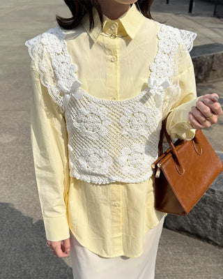 Pastel-colored basic shirt
