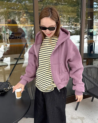 Classic striped T-shirt with label