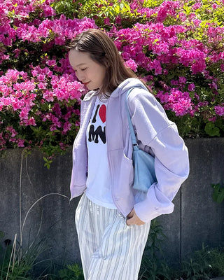 Two-way hooded zip-up
