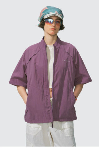 [Monterest] Stand Collar Breathable Zip-Up Jacket
