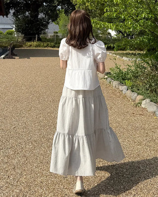 2-way ribbon strap blouse