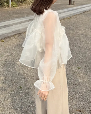 Organza Volume Blouse