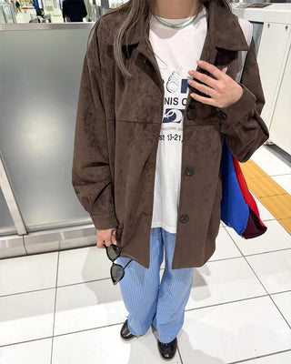 Suede Midi Jacket