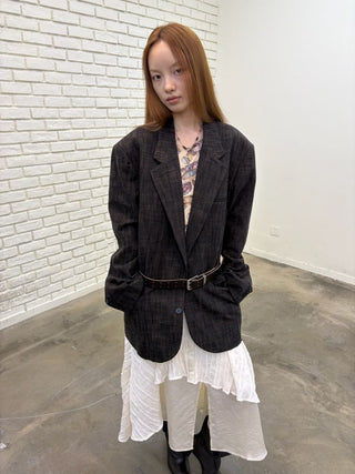 [NeverSeez] Distressed Tailored Blazer