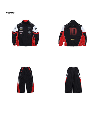 [MASONPRINCE] Racing Club Coach Jacket Set