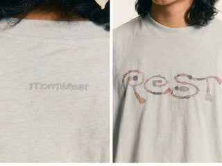 [Monterest] 5A Antibacterial Heathered Relaxed Tee