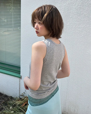 Horse print sleeveless top
