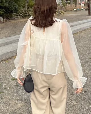 Organza Volume Blouse