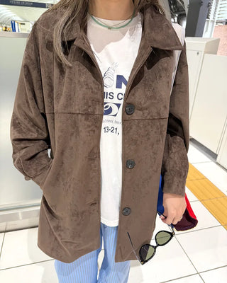 Suede Midi Jacket