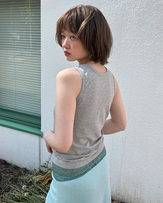 Horse print sleeveless top