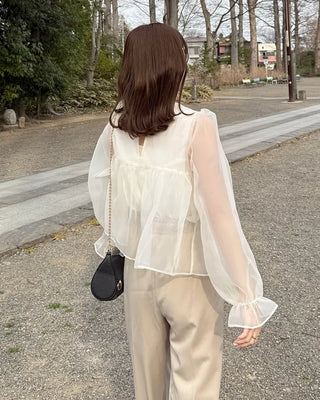 Organza Volume Blouse