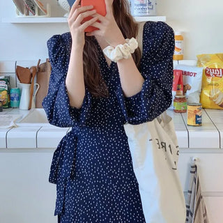 Polka Dot Wrap Dress