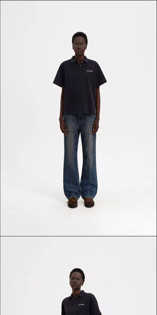 [MASONPRINCE] Breathable Pique Cotton Short Polo