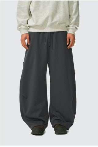 [Monterest] Logo Embroidered Wide Leg Sweatpants