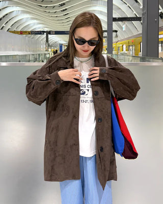 Suede Midi Jacket