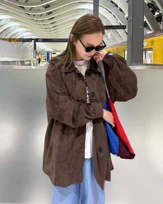 Suede Midi Jacket