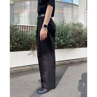 Wide cotton pants