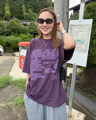 Casual Lettering Loose Fit Short Sleeve T-Shirt